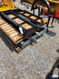 2K LBS PALLET FORK FRAME SKID STEER QUICK ATTACH (FRAME ONLY)