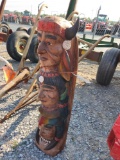 TEAKWOOD 3' 3 HEAD INDIAN