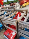 KING KUTTER UNUSED 4' 3PT ROTARY TILLER W/ SLIP CLUTCH (RED)