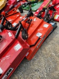 KING KUTTER UNUSED XB DUAL TAIL WHEEL 4' 3PT ROTARY CUTTER, 45HP GEARBOX, SHEARPIN (ORANGE)