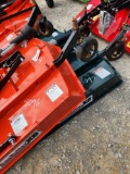 KING KUTTER UNUSED XB DUAL TAIL WHEEL 4' 3PT ROTARY CUTTER, 45HP GEARBOX, SHEARPIN (GREEN)