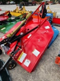 KING KUTTER UNUSED 5' 3PT ROTARY CUTTER, 45HP GEARBOX, SHEARPIN (RED)
