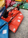 KING KUTTER UNUSED 5' 3PT ROTARY CUTTER, 45HP GEARBOX, SHEARPIN (ORANGE)