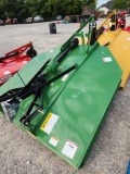 KING KUTTER UNUSED 6' 3PT ROTARY CUTTER W/ FLEX HITCH, 45HP GEARBOX, SHEARPIN (GREEN)