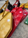 KING KUTTER UNUSED 6' 3PT ROTARY CUTTER W/ FLEX HITCH, 45HP GEARBOX, SHEARPIN (RED)