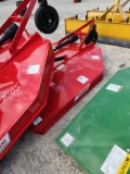 KING KUTTER UNUSED 6' 3PT ROTARY CUTTER W/ FLEX HITCH, 45HP GEARBOX, SHEARPIN (RED)