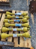 6- PTO SHAFTS UNUSED 6 SPLINE (6X=$)