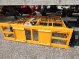 LANDHONOR MODEL HAG-12-24Q SKID STEER MOUNT HAY BALE GRAB 8 TO 10 BALE SN# HL-00341