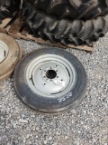 GOODYEAR 6.00-19 3 RIB TIRES W/ 6 LUG RIMS