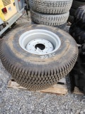 2- BRIDGESTONE 355/80/20 TURF TIRES W/ 6 LUG RIMS (2X=$)