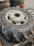 2- GOODYEAR 14.9-24 AG TIRE W/ 8 LUG RIMS (2X=$)