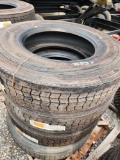 4- DYNATRAC 11R 22.5-14 PLY RADIAL TRUCK TIRES (4X=$)