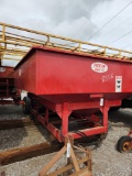 FICKLIN MODEL 231 275 BUSHEL GRAVITY BED W/ HYDRAULIC UNLOADING AUGER BOX ONLY