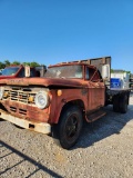 1967 DODGE MODEL 500 2 TON TRUCK W/ HEIL 8'X12' HYDRAULIC CYLINDER DUMP BED