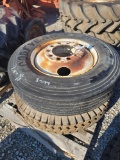2- GOODYEAR 11R/24.5 W 10 LUG RIMS (2X=$)