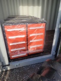 UNUSED DIGGIT TOOL CABINET W/ 10 DRAWERS ON WHEELS ORANGE & BLACK