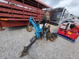 WOODS MODEL 6500 3PT BACKHOE W/ PTO PUMP W/ SEAT W/ 12