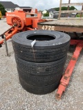 4- CONTINENTAL 315-80R22.5 RADIAL LOAD RANGE L TRUCK TIRES UNUSED (4X=$)