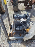 KUBOTA 3 CYLINDER DIESEL ENGINE AS IS MISSING INJECTORS SN#IMP3870