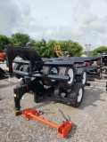 UNUSED AMERICA INDUSTRIAS MODEL 625 6 BALE HAY HAULER W/ DOLLY SN#20220553