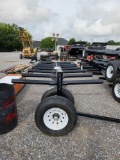 UNUSED AMERICA INDUSTRIAS MODEL 625 6 BALE HAY HAULER W/ DOLLY SN#20220566