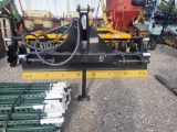 UNUSED AMERICA INDUSTRIAS MODEL 180 3PT 8' HEAVY DUTY TILT & ANGLE BLADE W/ CYLINDER & HOSE