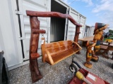 TEAKWOOD LOG SWING