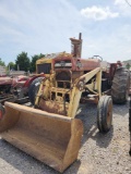 MASSEY FERGUSON MODEL 1100 NON ROPS TRACTOR W/ FORD LOADER W/ 66