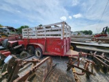5'X12' 2 AXLE 7KLBS TAG-A-LONG LIVESTOCK TRAILER (NO BRAKES) NO TITLE