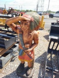 TEAKWOOD 3' INDIAN CHIEF