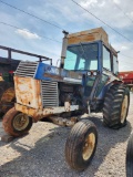 LONG MODEL 910-2 CAB TRACTOR, 4 CYLINDER DIESEL ENGINE, RUNS & DRIVES NEEDS HEAD GASKET (AS IS)