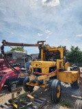 DAVID BROWN MODEL 990 NON ROPS TRACTOR W/ BOOM MOWER, DIESEL, POWER STEERING