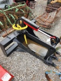UNUSED MID STATE SKID STEER EXTREME DUTY STUMP W/ GRAPPLE W/ HOSES & FITTTINGS