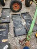 UNUSED MID STATE SKID STEER FLAT WELD ON ADAPTER PLATE