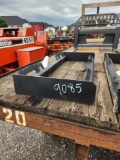 UNUSED MID STATE SKID STEER SQUARE TUBE WELD ON ADAPTOR PLATE