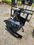 BLUE DIAMOND QUICK ATTACH ROTATION LOG GRAPPLE W/ HOSES & FITTINGS