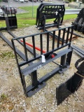 BLUE DIAMOND SKID STEER HIGH BACK PENCIL POINT LOADER HAY SPEAR SN#168462 UNUSED
