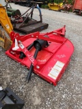 UNUSED WOODS RC4 3PT 4' ROTARY CUTTER, 45HP GEARBOX W/ SLIP CLUTCH SN#10008345266017