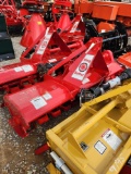 UNUSED KING KUTTER 3PT 6' ROTARY TILLER W/ SLIP CLUTCH RED