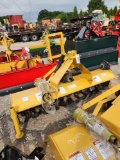 UNUSED BEHLEN COUNTRY 3PT 6' ROTARY TILLER W/ SLIP CLUTCH YELLOW
