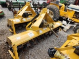 USED BEHLEN COUNTRY 3PT 6' ROTARY TILLER W/ SLIP CLUTCH YELLOW