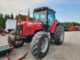 MASSEY FERGUSON MODEL 5445-4 CAB TRACTOR W/ CHAMBERS 60