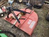 BUSH HOG MODEL SQ600 5' ROTARY CUTTER W/ SLIP CLUTCH, 75HP GEARBOX SN#12-20812