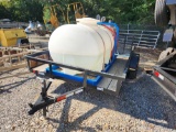 6'X10' 1-AXLE TRAILER W/ GATE 3500LB AXLE W/ PRESSURE WASHER & TANK