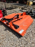 TITAN 3PT 6' ROTARY CUTTER W/ 45HP GEARBOX & SHEARPIN ORANGE UNUSED