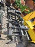 TITAN SKID STEER DOUBLE CYLINDER GRAPPLE W/ HOSES & FITTINGS UNUSED