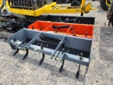 TITAN 3PT 6' HEAVY DUTY BOX BLADE W/ TEETH (GRAY, UNUSED)