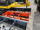 TITAN 3PT 6' HEAVY DUTY BOX BLADE W/ TEETH (ORANGE, UNUSED)
