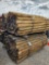 100- 3X7 TREATED WOOD POST (ALL FOR 1 MONEY)