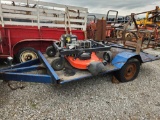 6'X10' 1 AXLE TRAILER (NO TITLE, NO BRAKES, 48